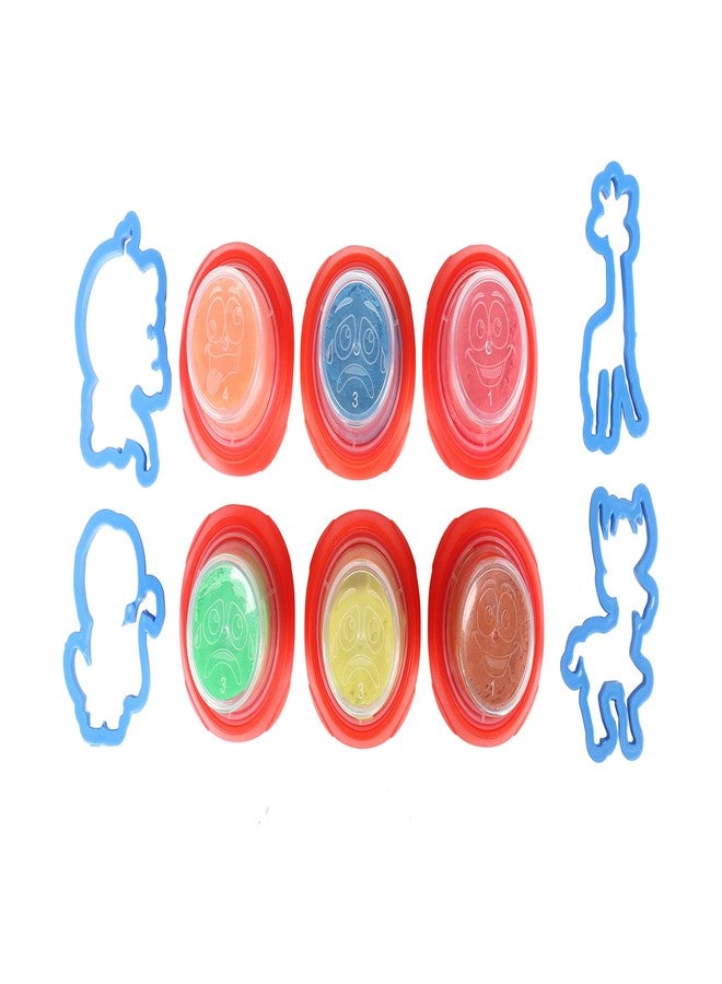 Maped Kids Playing kit|Modelling Dough 6colors & Wax Crayons 12Shades |Safe and Non-Toxic for Children - Image 5